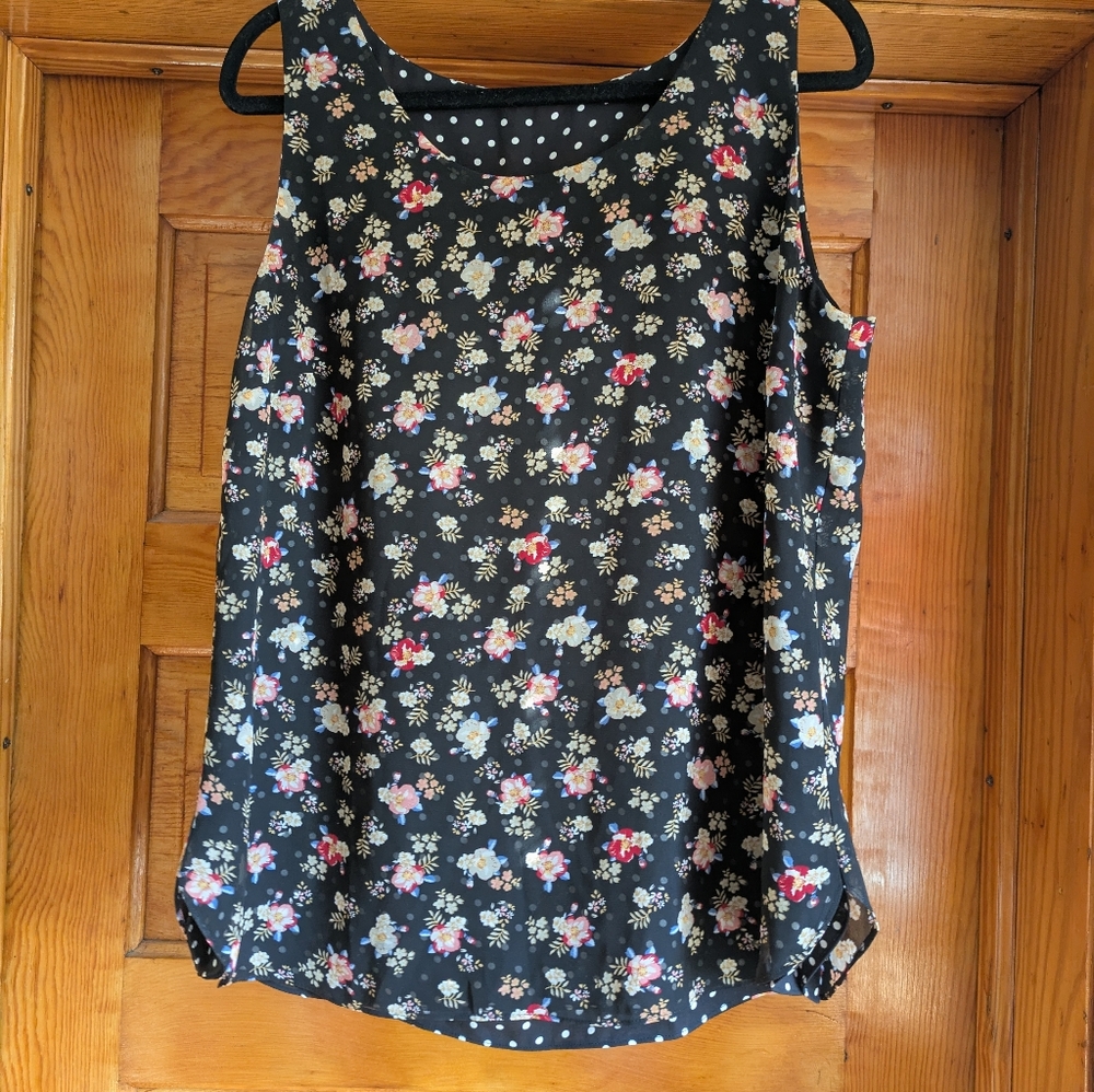 Floral Sleeveless Top
